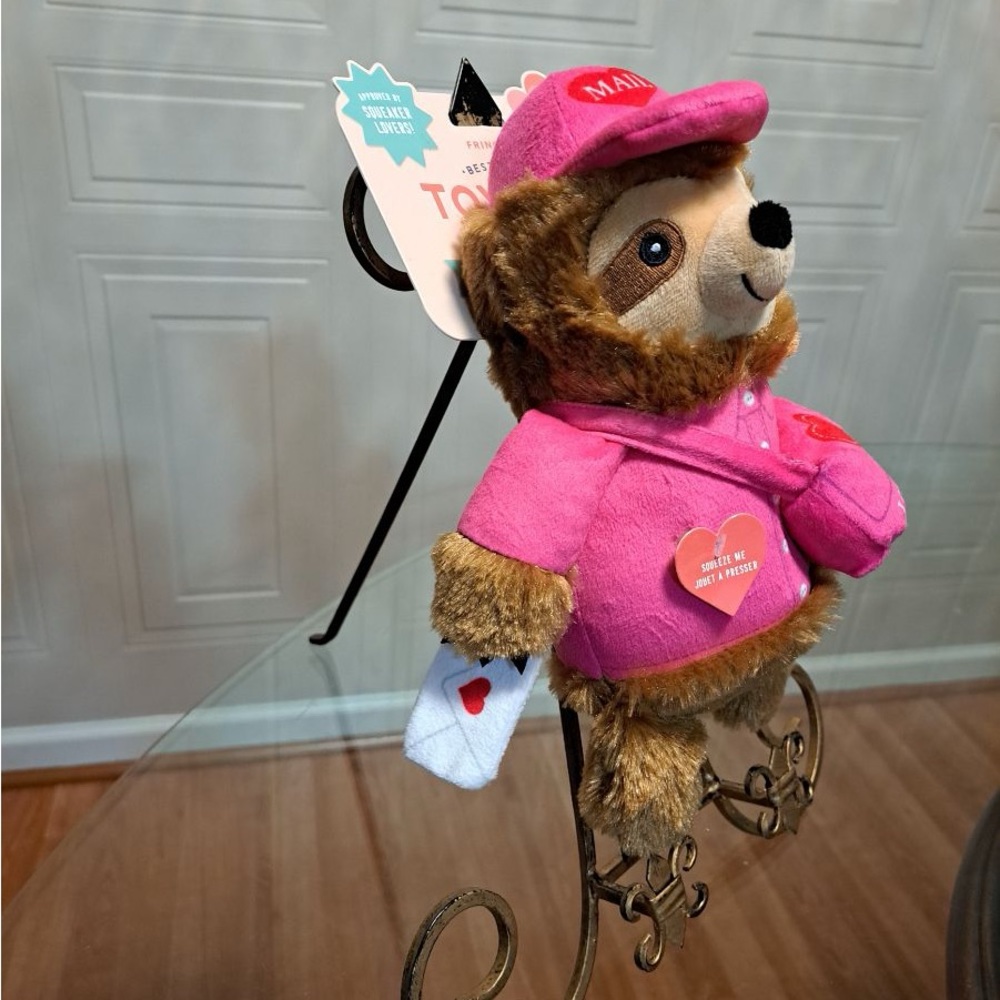 M - Multicolor Sloth With Squeaker. Love On Delivery  12.5” With Squea…